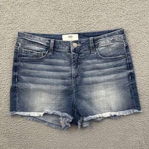 BKE Gabby Stretch Shorts 2.5" Cut Off Denim Jean Festival Women's 28